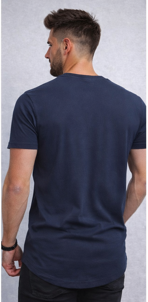 Basic TKNS logo Navy T-Shirt