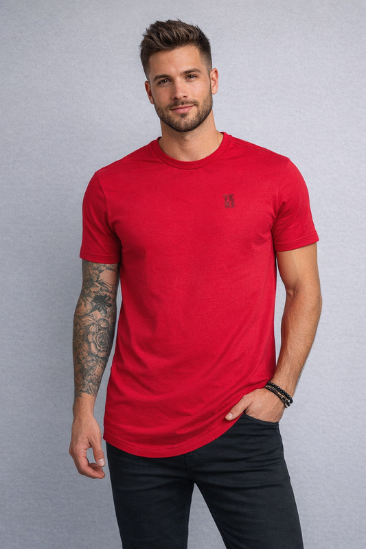 Big Logo TKNS Red T-Shirt