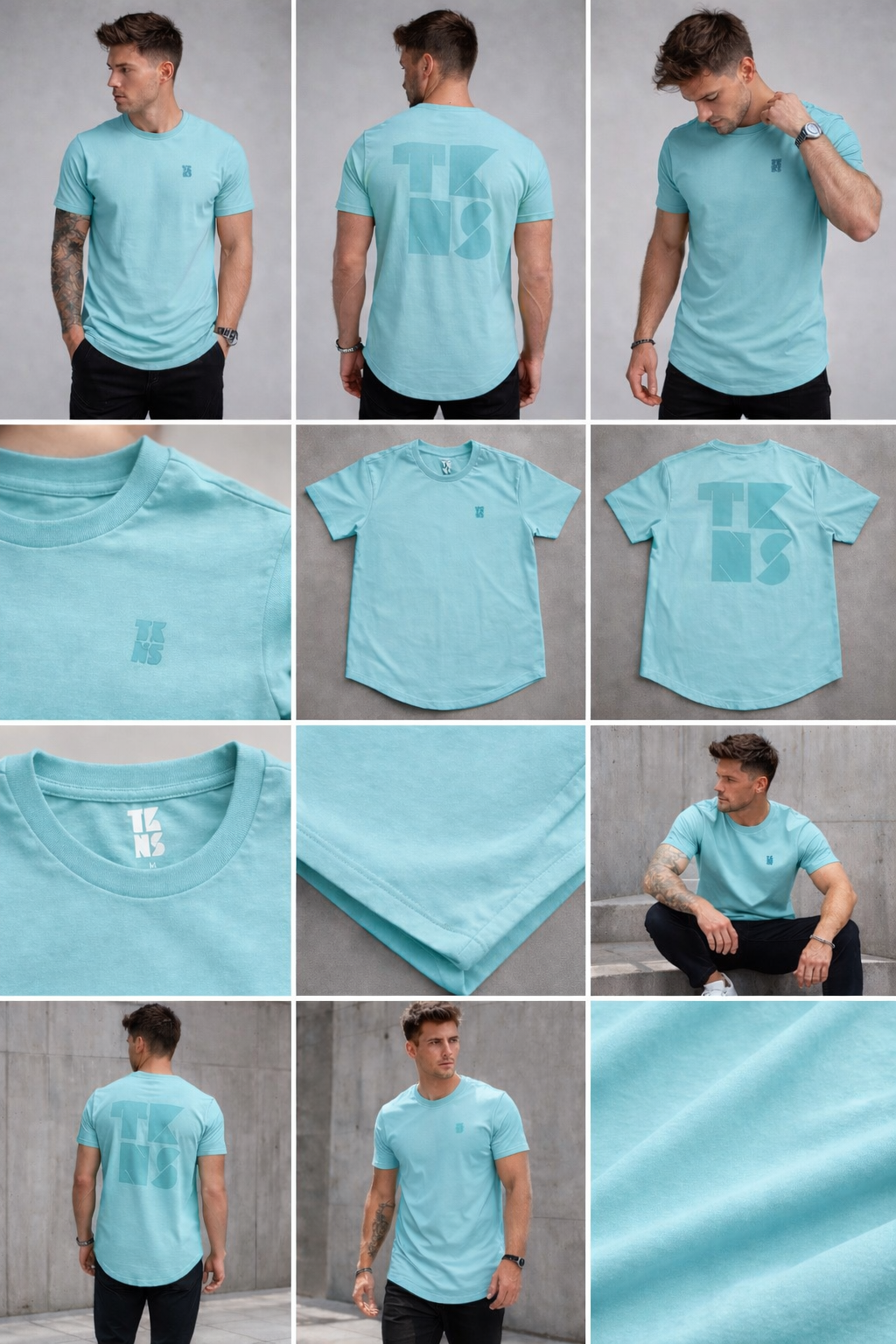 Big Logo TKNS Teal T-Shirt