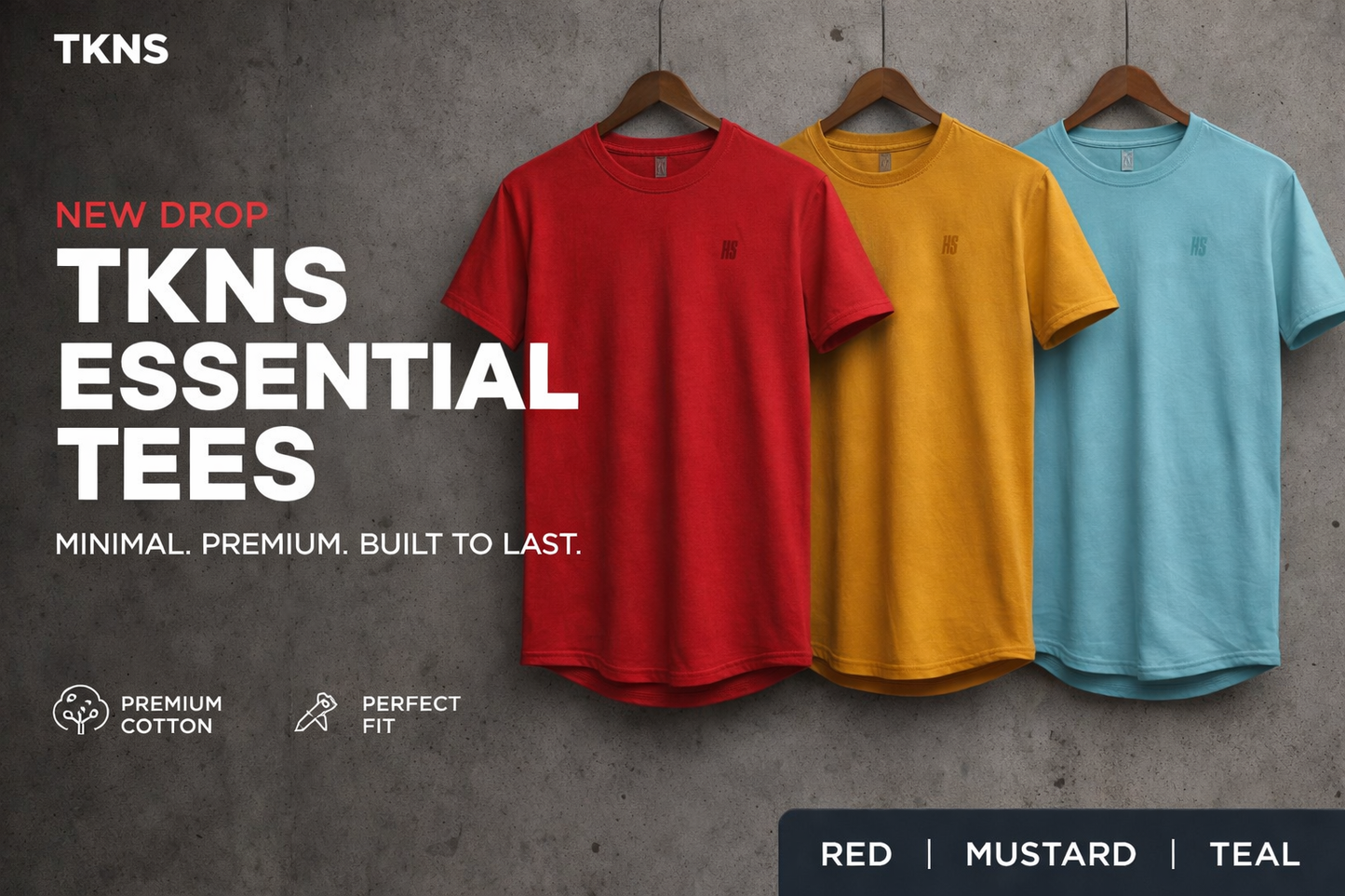 Big Logo TKNS Teal T-Shirt