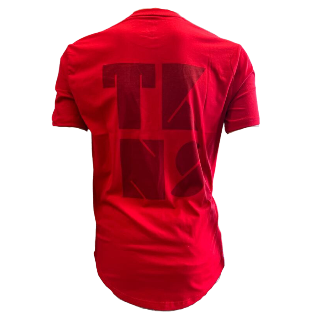 Short Sleeve Baseball cut T-shirt [RED]